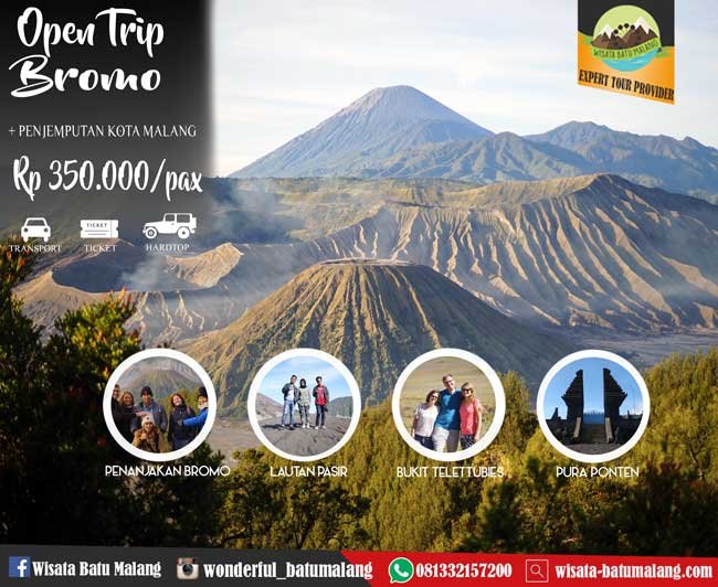 open trip bromo dari malang